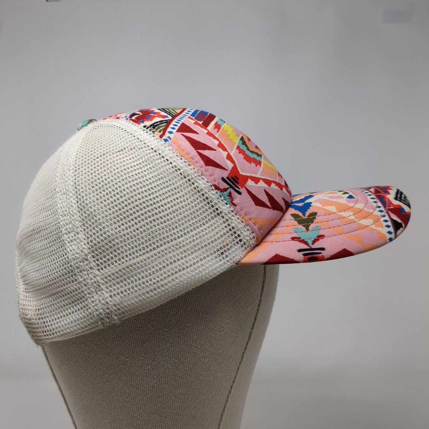 Billabong Snapback Mesh Back Trucker Hat Multi One Size Geo Aztec