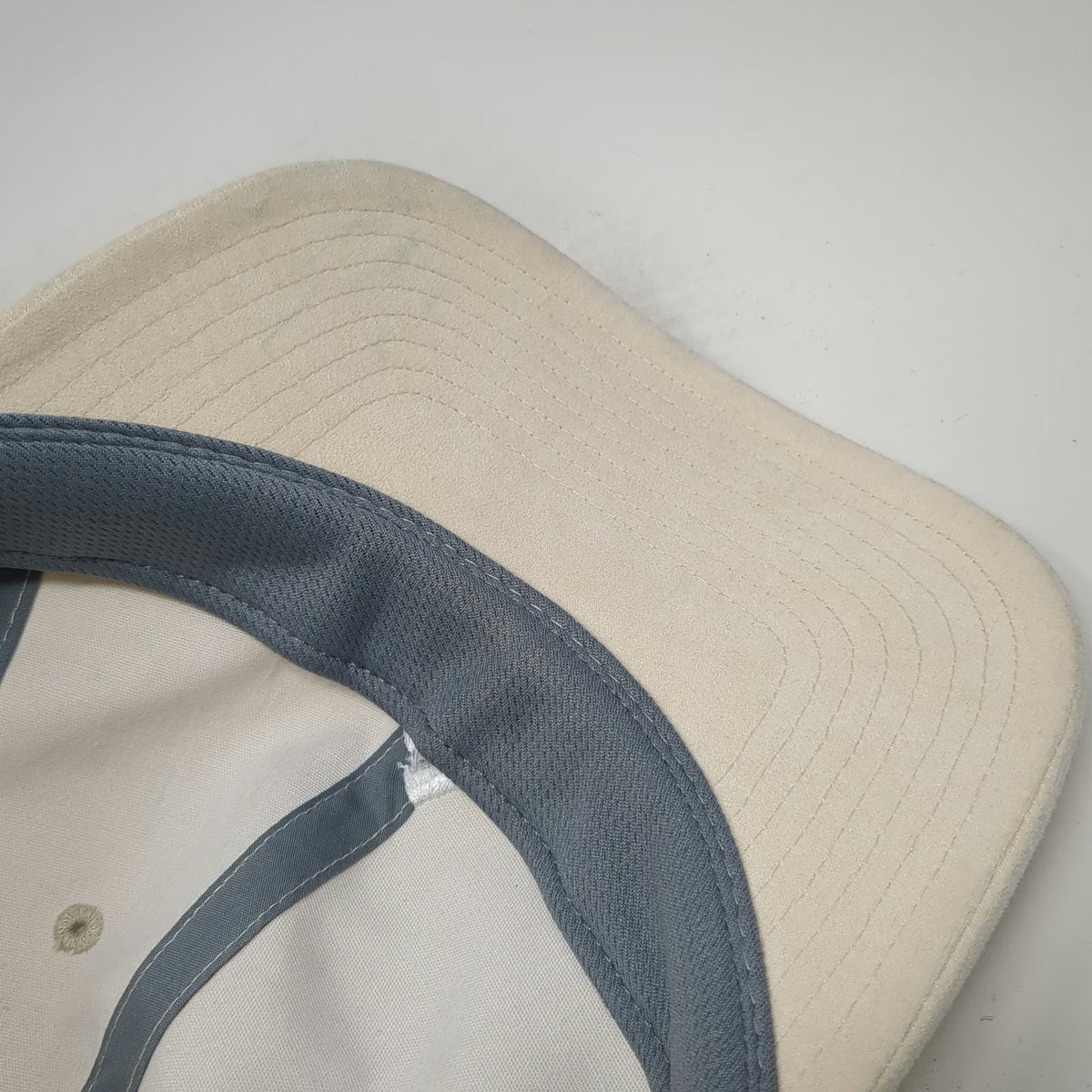 Adidas Beige Baseball Cap One Size Suede Slideback Embroidered Logo Sport Hat
