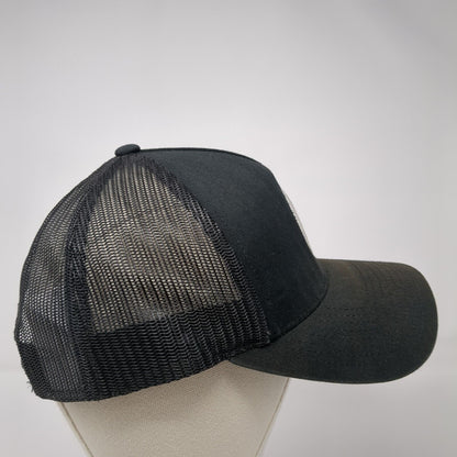 Nixon Snapback Trucker Hat Black One Size Mesh Back Adjustable Yupoong