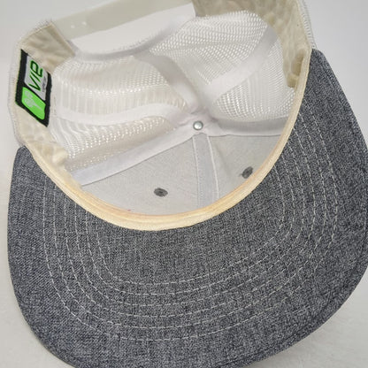 Vie Trucker Hat Gray One Size Mesh Snapback Valley Ag Mountain Logo Agriculture