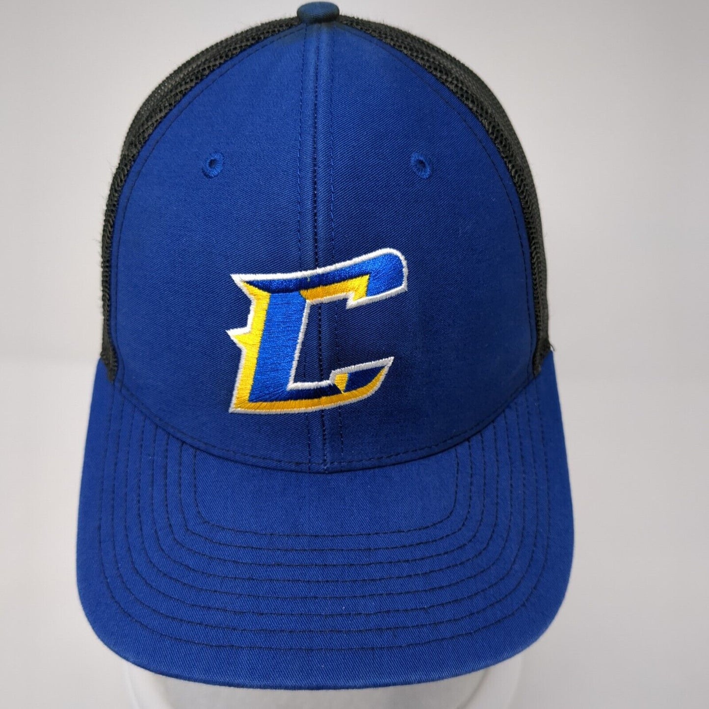 Cougar Football 112 Snapback Trucker Hat Blue One Size Mesh Back Richardson