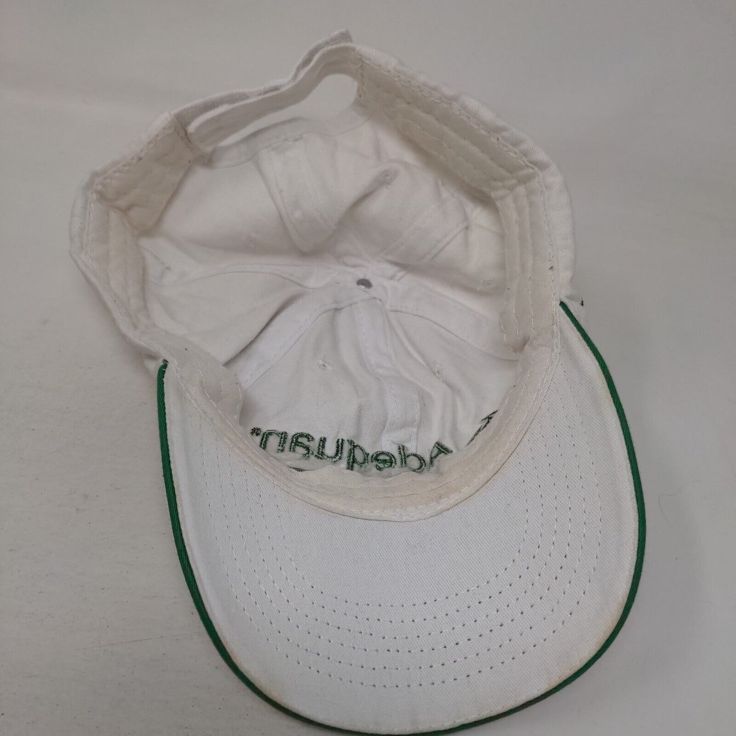 Adequan Polysulfated Glycosaminoglycan Strapback Hat White One Size 6 Panel
