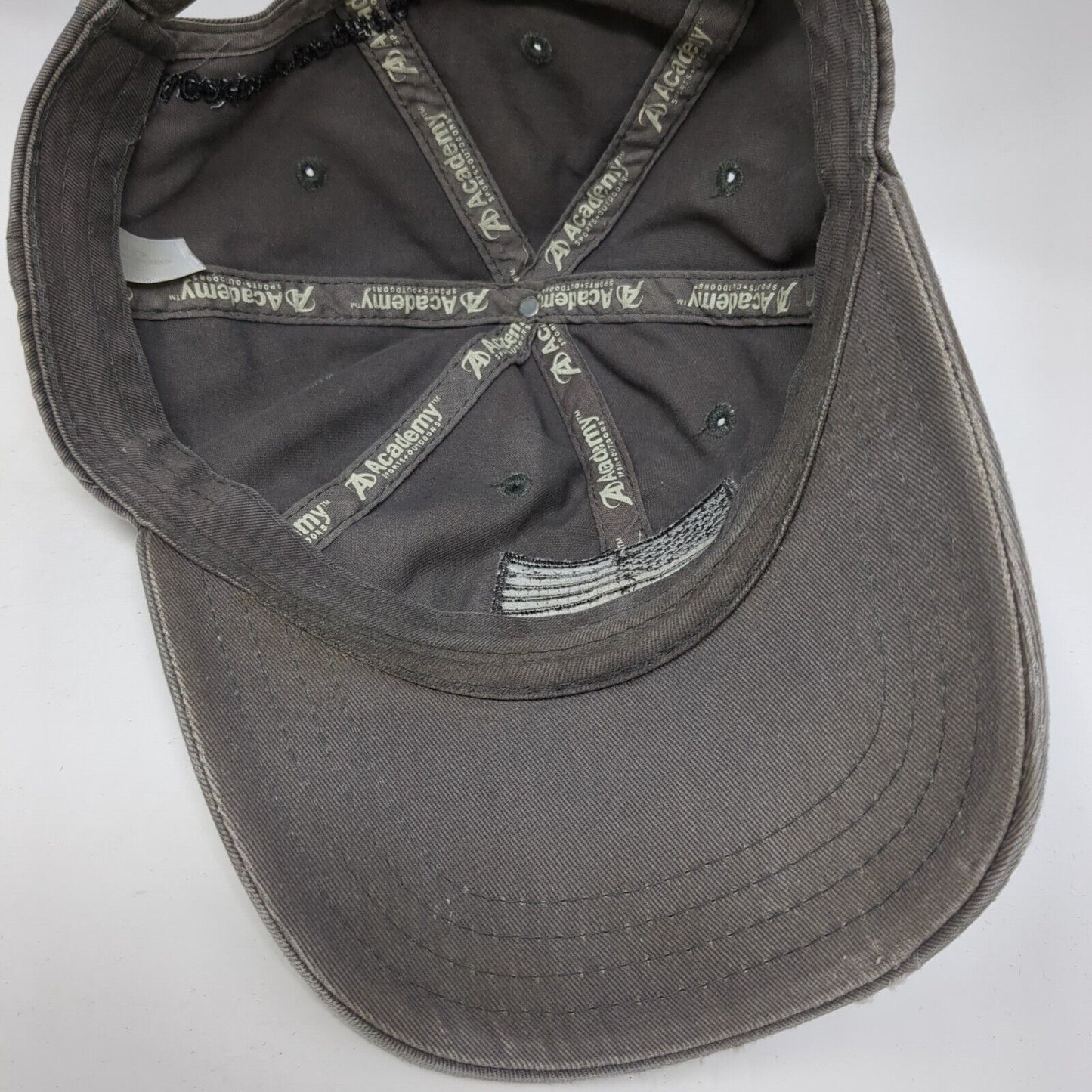 American Flag Strapback Hat Brown One Size Academy Sports + Outdoors