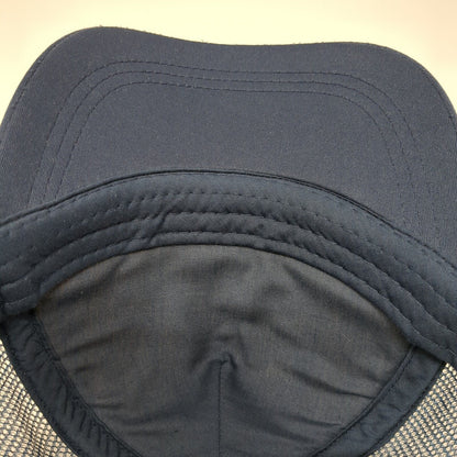 ROXY Snapback Trucker Hat Blue One Size Adjustable Mesh Back 6 Panel Polyester