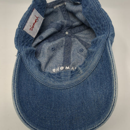 Diamond Supply Co Slideback Hat Blue One Size Adjustable Denim 6 Panel