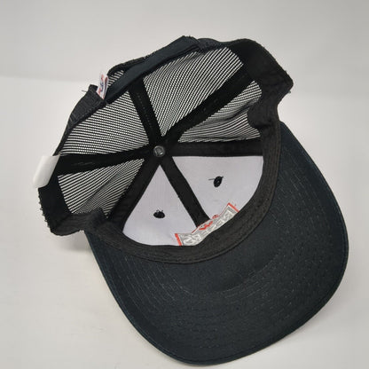 Reser's Fine Foods Strapback Trucker Hat Black One Size Adjustable Mesh Back