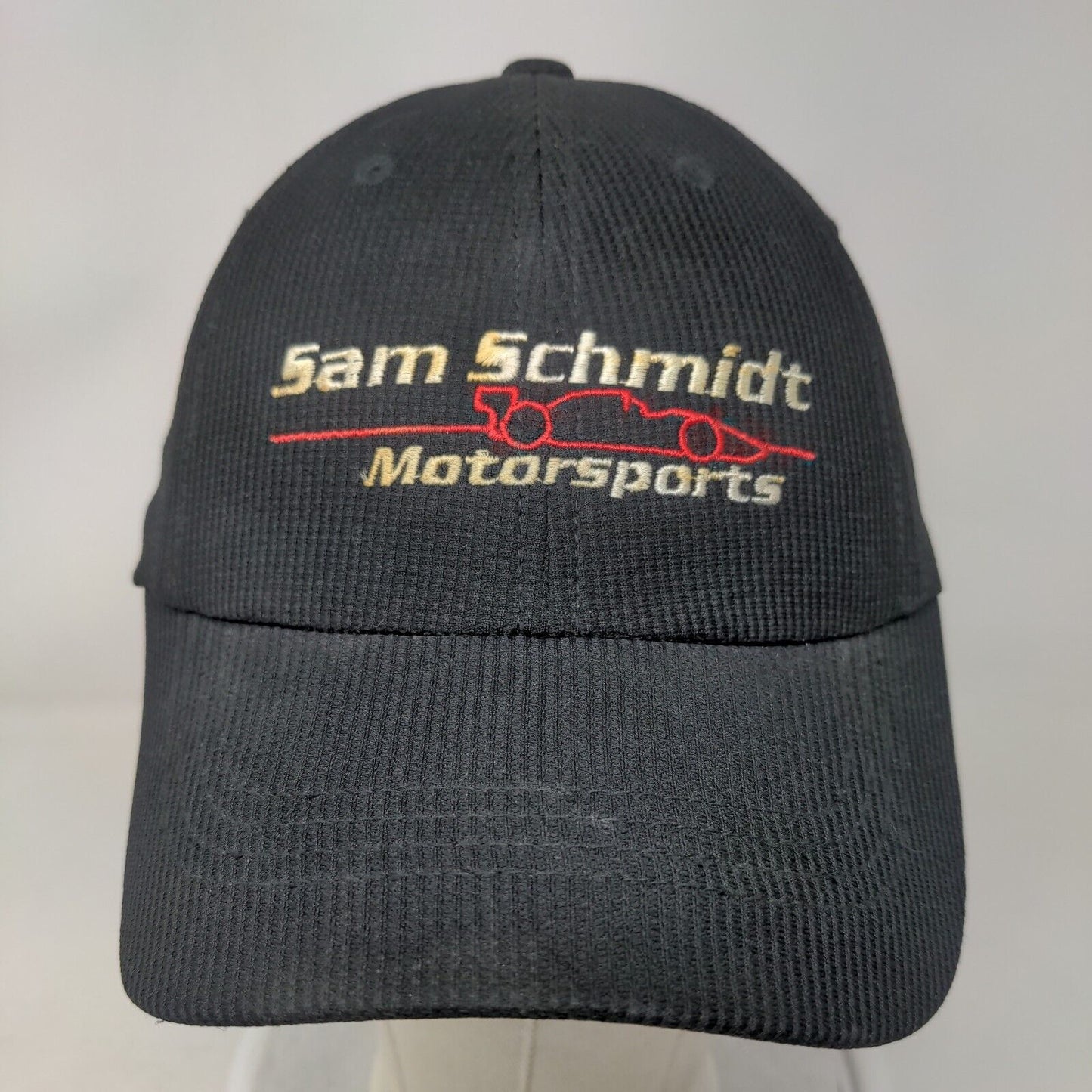 Sam Schmidt Motorsports Strapback Hat Embroidered Autograph 100% Polyester Logo