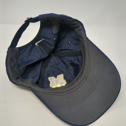 Michigan Wolverines Slideback Hat Blue One Size Embroidered Nike