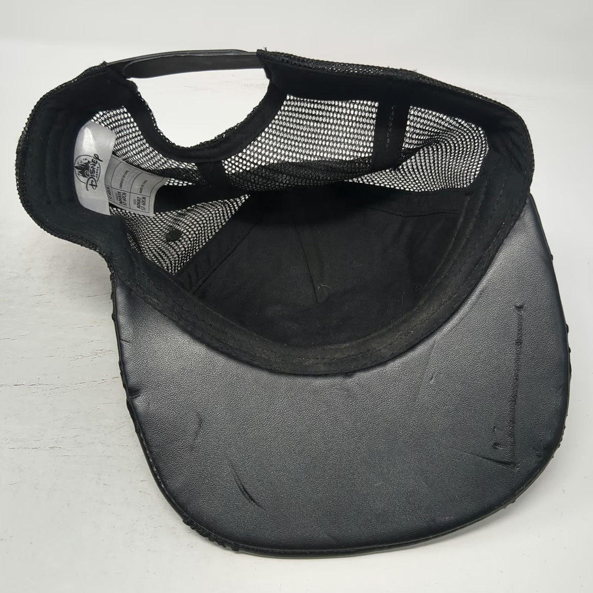 Disney Parks Trucker Hat Black One Size Jack Skellington Holographic Snapback