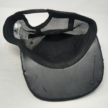 Disney Parks Trucker Hat Black One Size Jack Skellington Holographic Snapback