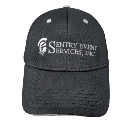 Sentry Event Services Inc Strapback Hat Black OSFM Embroidered Otto