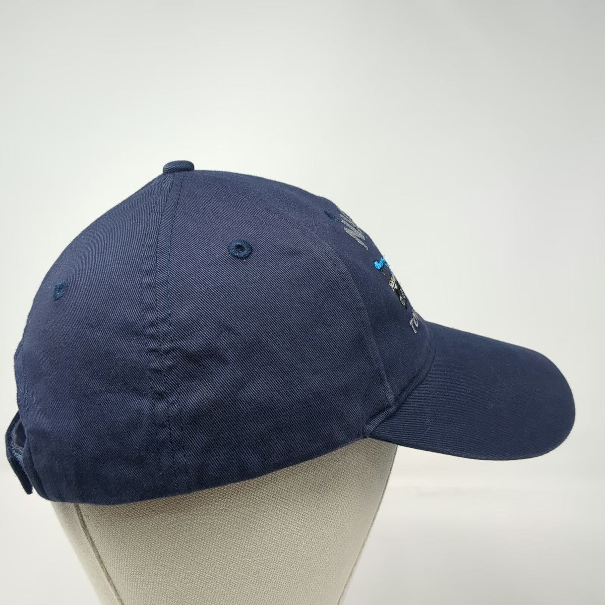 KC Caps Nick's Towing Service Truck Blue One Size Baseball Cap Hat Strapback