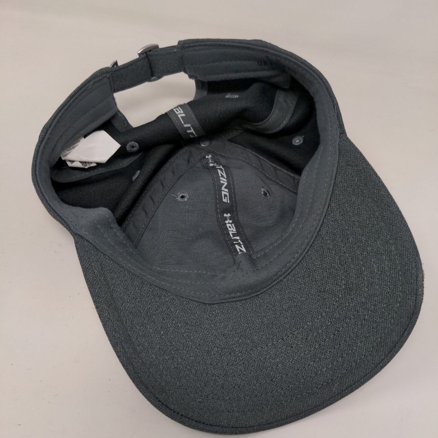 Under Armour USA Flag Slideback Hat Gray OSFM Embroidered Blitzing