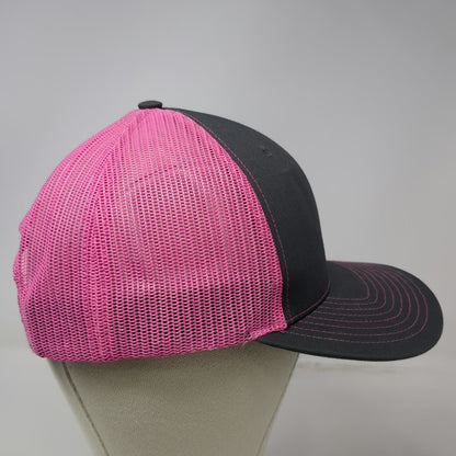 Richardson Trucker Hat Gray Pink One Size Plymouth 1938 Mesh Snapback 112