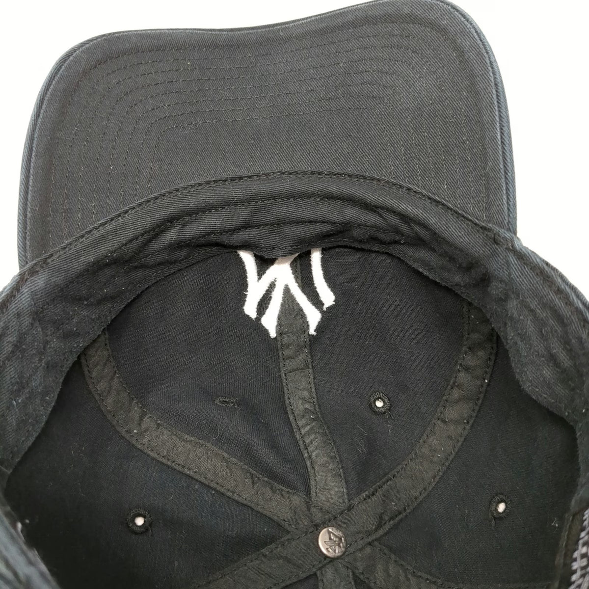 '47 New York Yankees MLB Black One Size Baseball Cap Slideback Hat Curved Brim