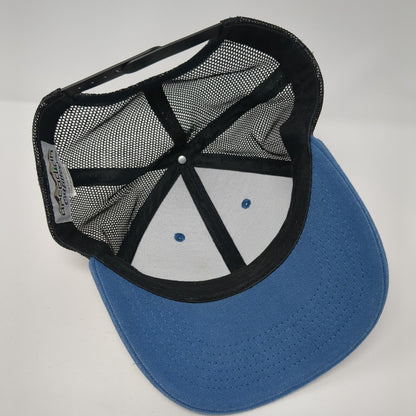 Idaho Patch Mesh Back Trucker Hat Blue One Size Arcadian Outfitters
