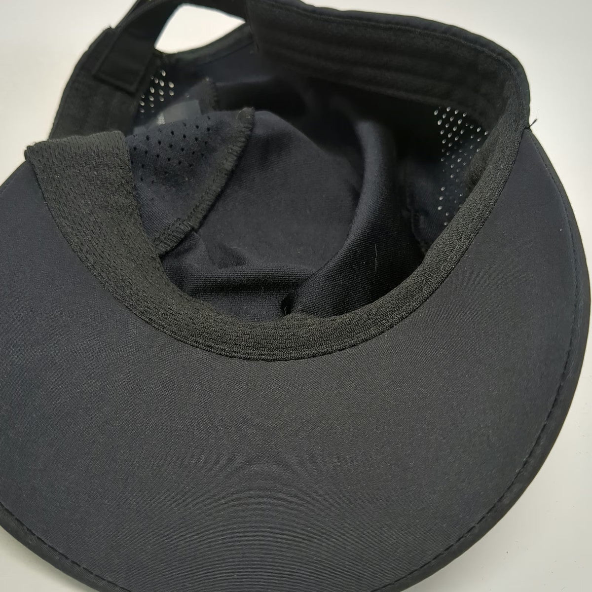 All in Motion Baseball Cap Black One Size Reflective Perforated Performance Hat
