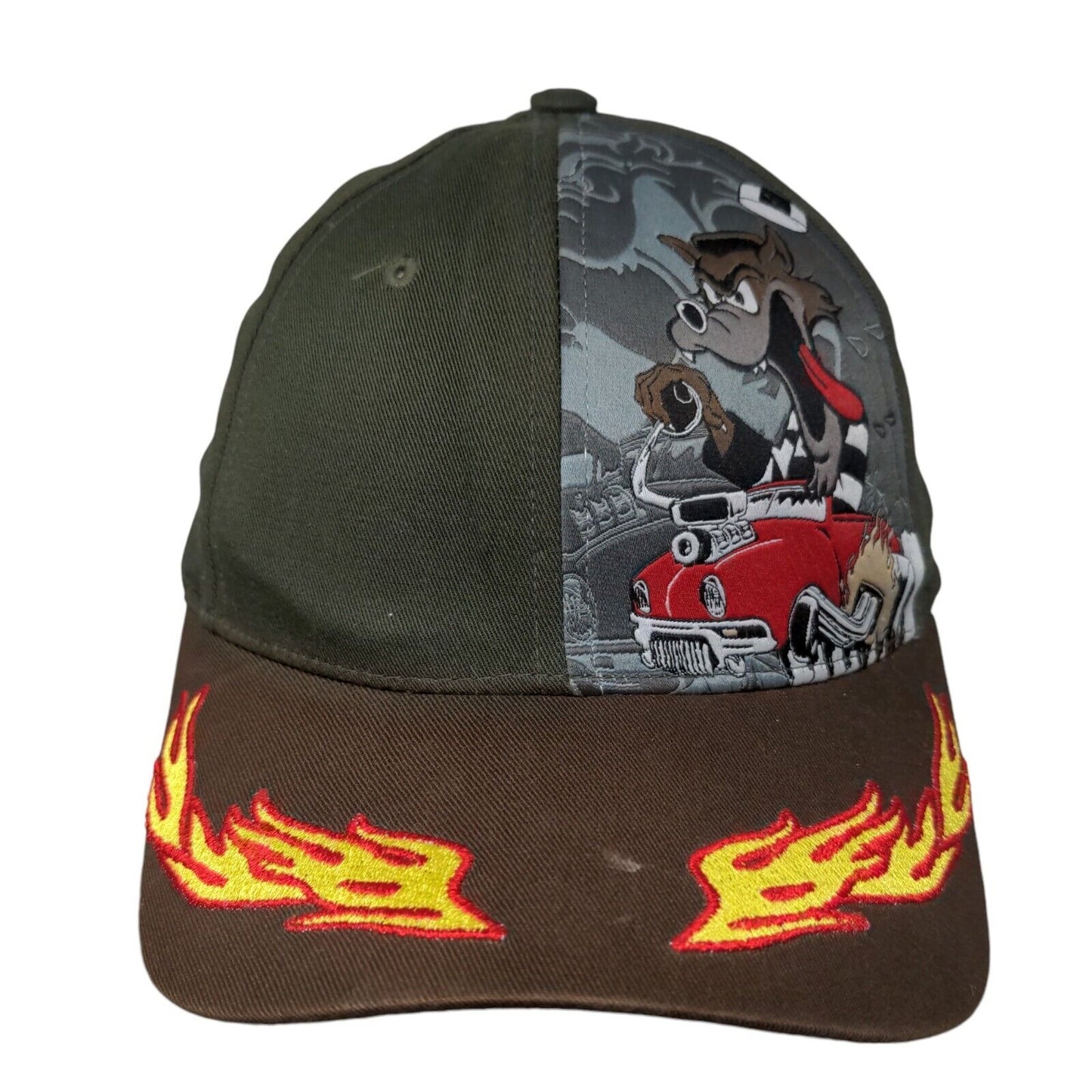 No Boundaries On The Run Flame Slideback Hat Multi OSFA Embroidered