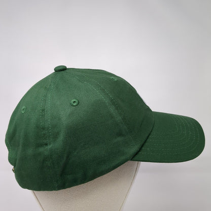 Gruns Slideback Hat Green One Size Embroidered Logo Adjustable 6 Panel