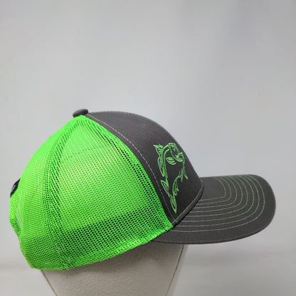 Trophy Tracker Outdoor Cap Snapback Trucker Hat Multi OSFM Embroidered Fish