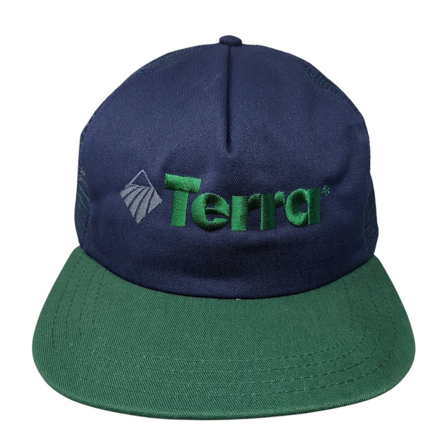 Terra Snapback Trucker Hat Multicolor One Size Adjustable Embroidered Mesh Back
