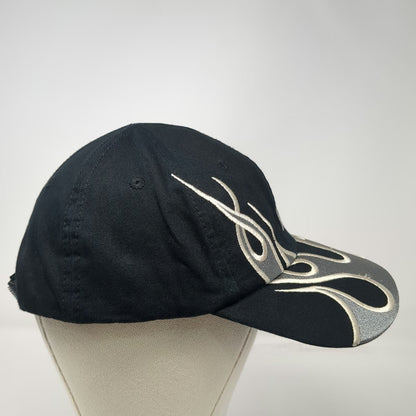 Yeezy GAP Baseball Cap Black One Size Flame Balenciaga Strapback Italy Hat