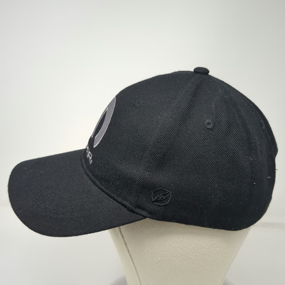 Open Road Brands Mopar Baseball Cap Black One Size Slideback Logo Polyester Hat