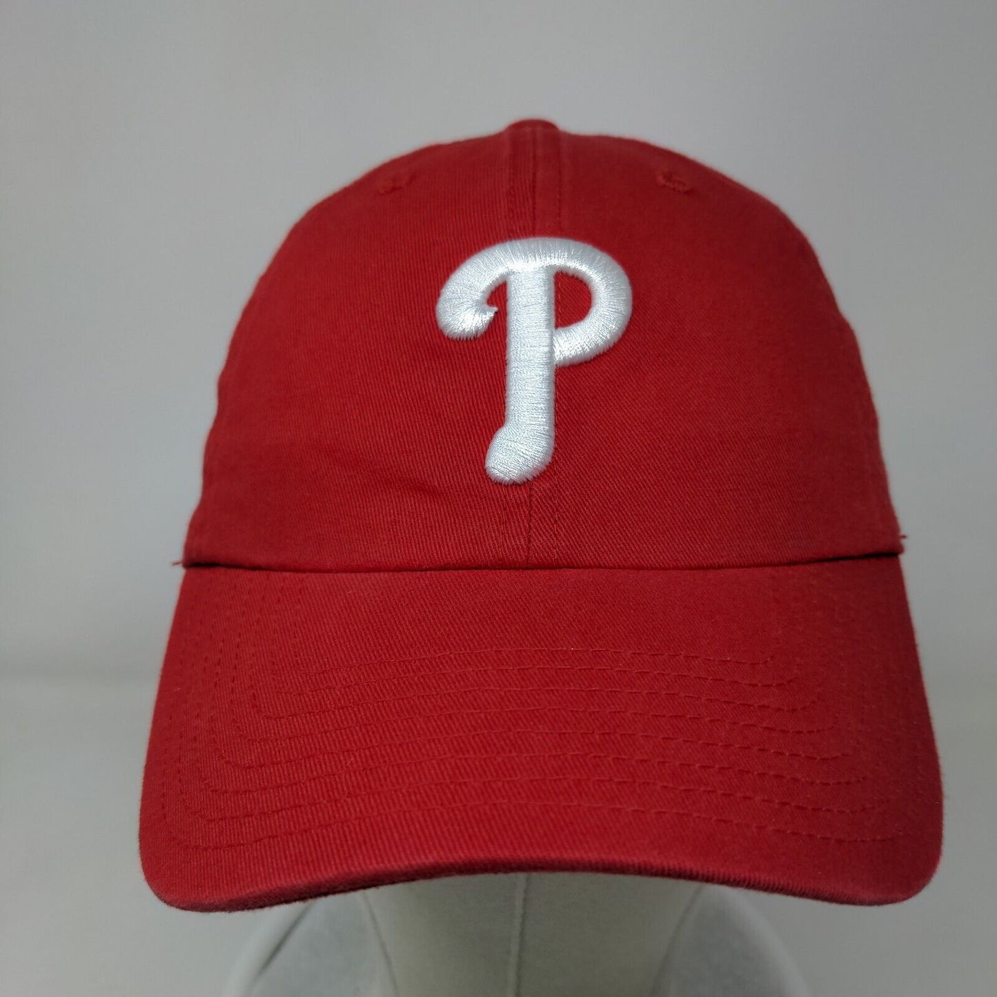 '47 Brand Men's Slideback Hat Red OSFA Embroidered Philadelphia Phillies Logo