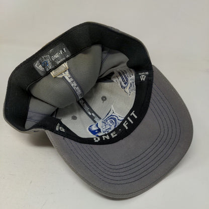 Duke Blue Devils Fitted Hat Gray OSFA Embroidered Logo Hit Top of the World