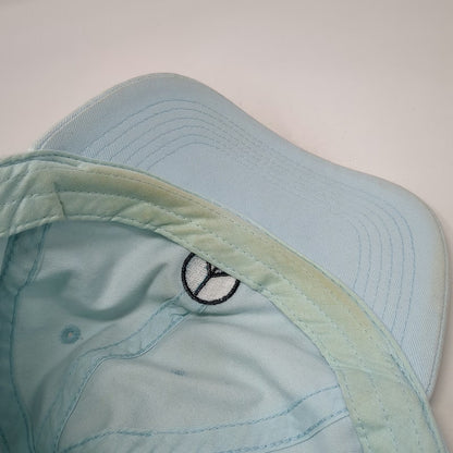 Life is Good Baseball Cap Blue One Size Peace Sign Spread Good Vibes hat