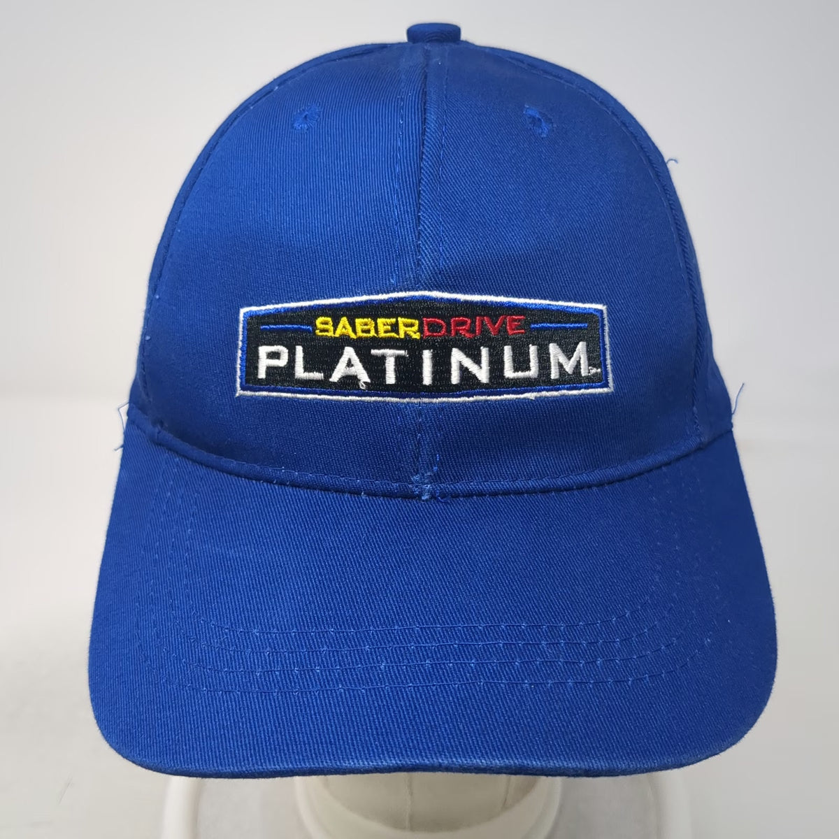 Port & Company Baseball Cap Blue One Size SaberDrive Platinum Fastener Strap Hat