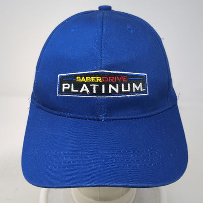 Port & Company Baseball Cap Blue One Size SaberDrive Platinum Fastener Strap Hat