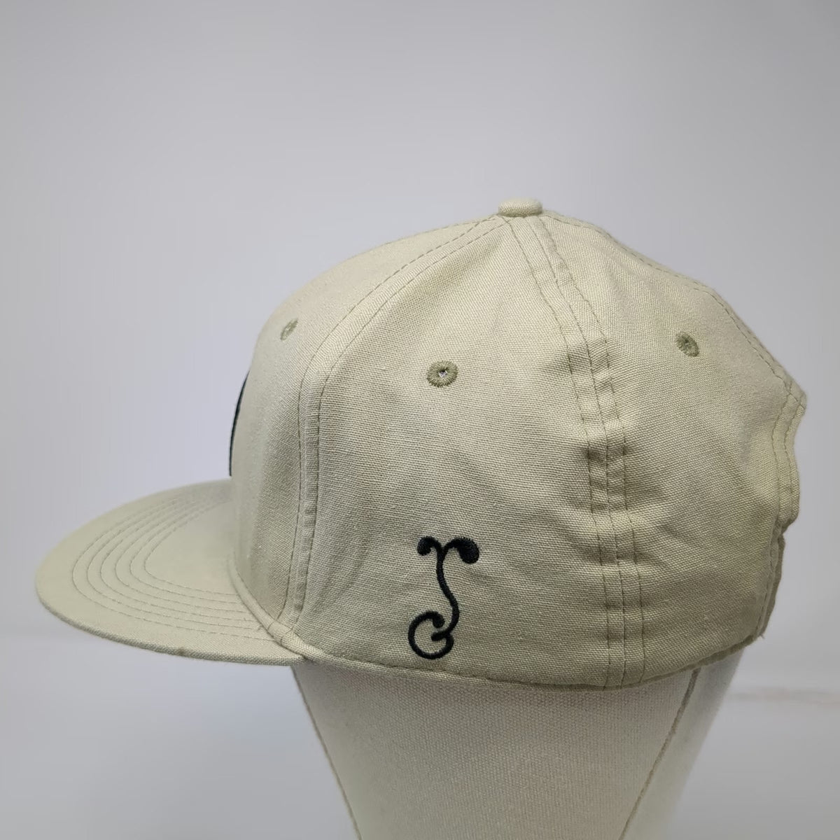 Grassroots California Snapback Beige OS White Label Extracts Logo Hat