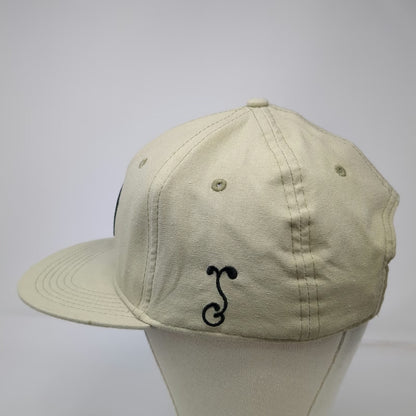 Grassroots California Snapback Beige OS White Label Extracts Logo Hat