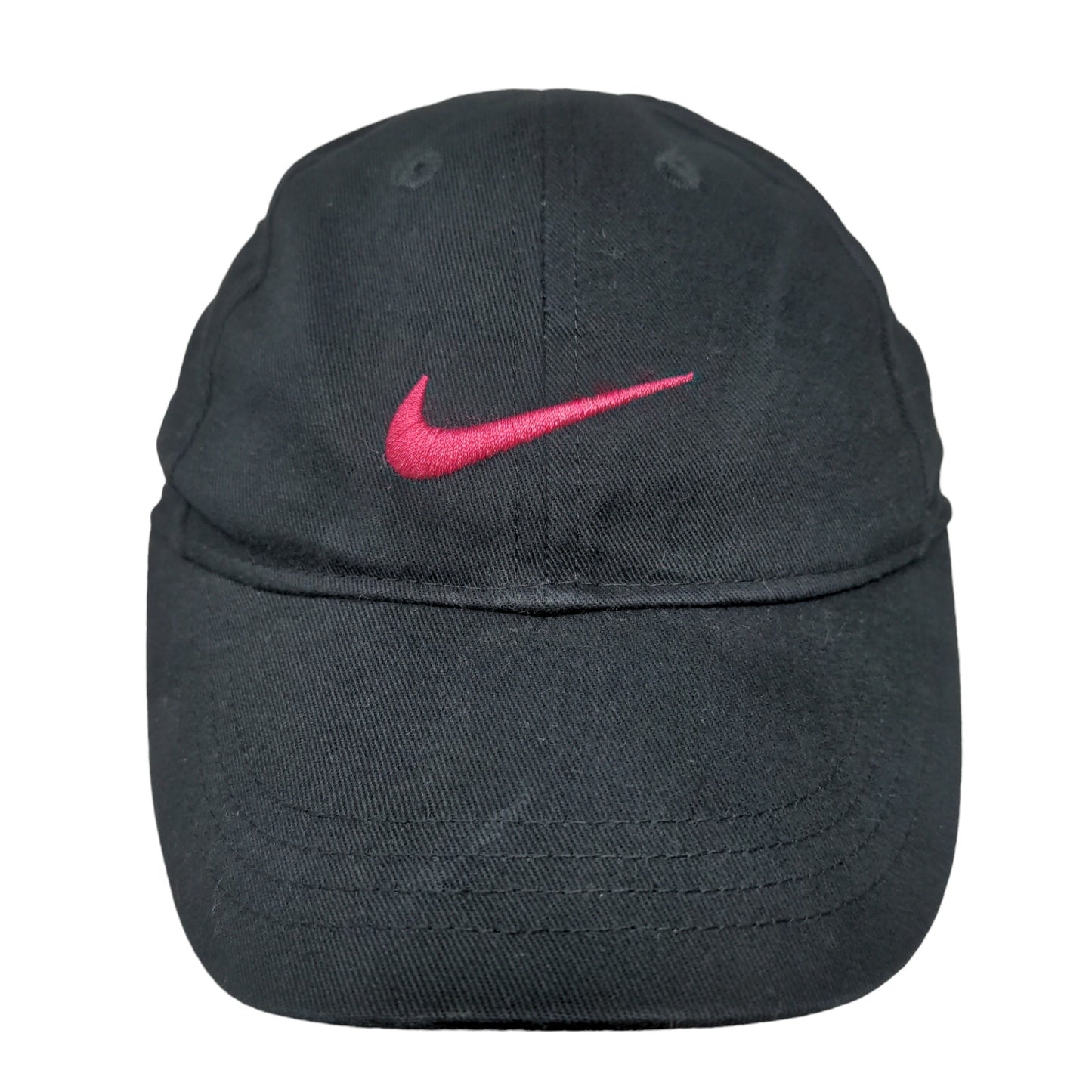 Nike Girl's Toddler Hat Black Adjustable Embroidered Swoosh Logo