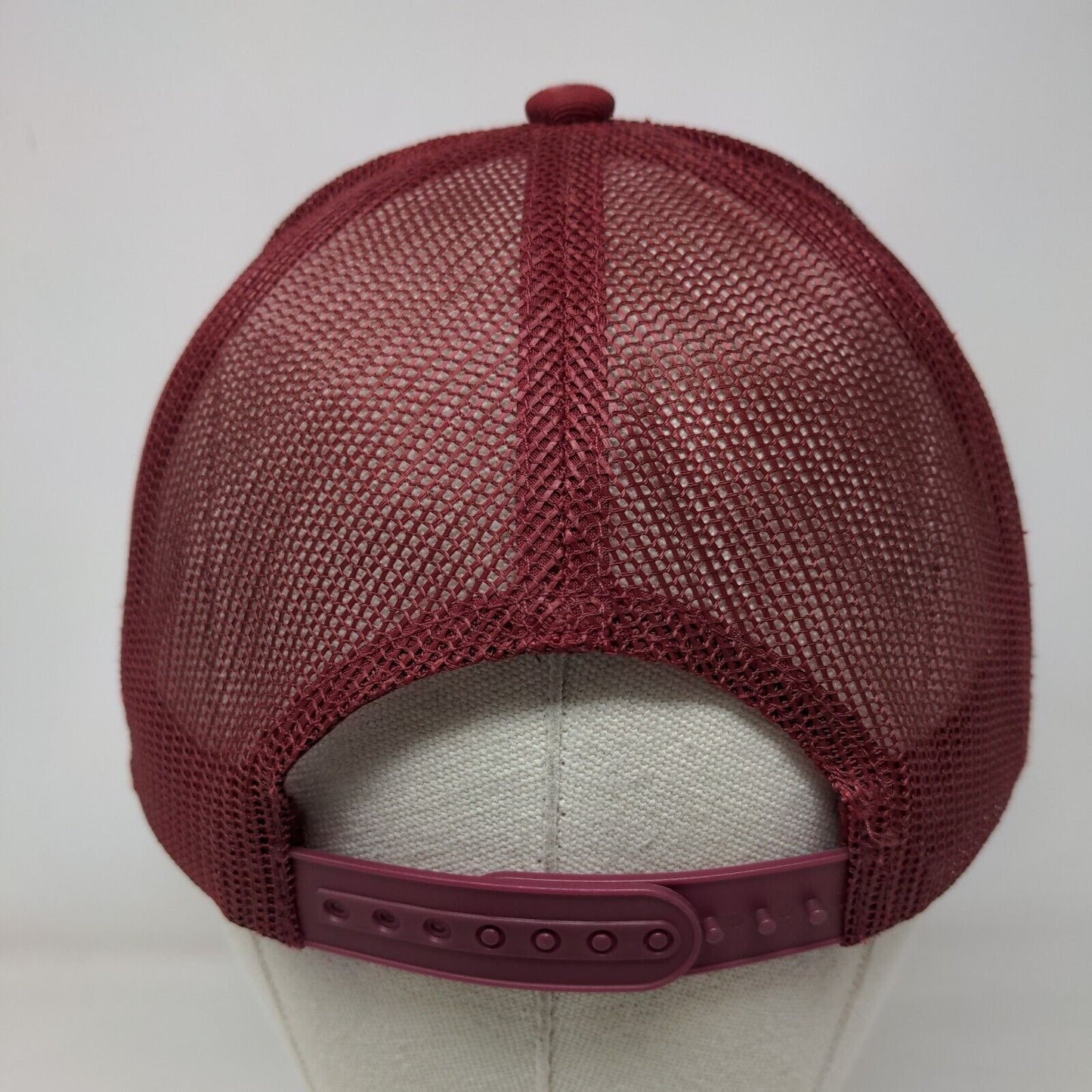 Bass Pro Shops Snapback Mesh Back Trucker Hat Red OSFM Gone Fishing