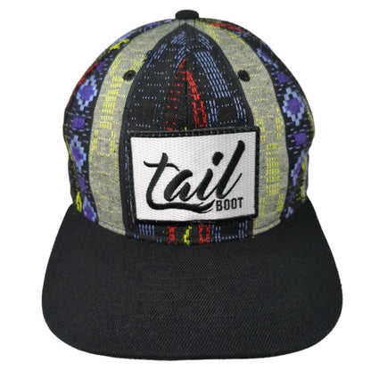Tail Boot Patch Snapback Hat Multicolor One Size Adjustable Geometric