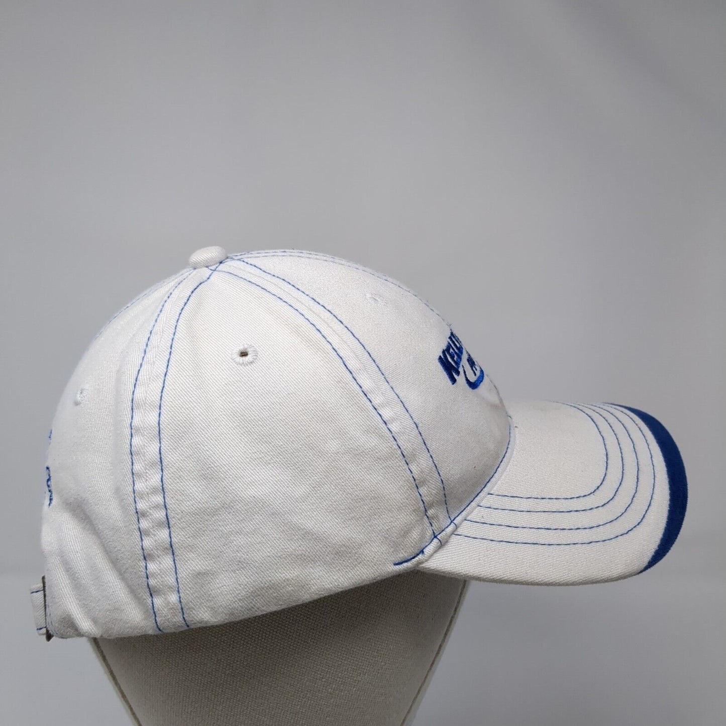 Kelly-Moore Paints Slideback Hat White One Size Adjustable Embroidered