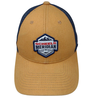 Scheels Meridian Snapback Mesh Back Trucker Hat Multi OSFM Colorblock