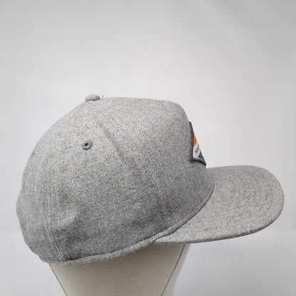 RVCA The Balance Of Opposites Patch Snapback Hat Gray One Size Mid Fit