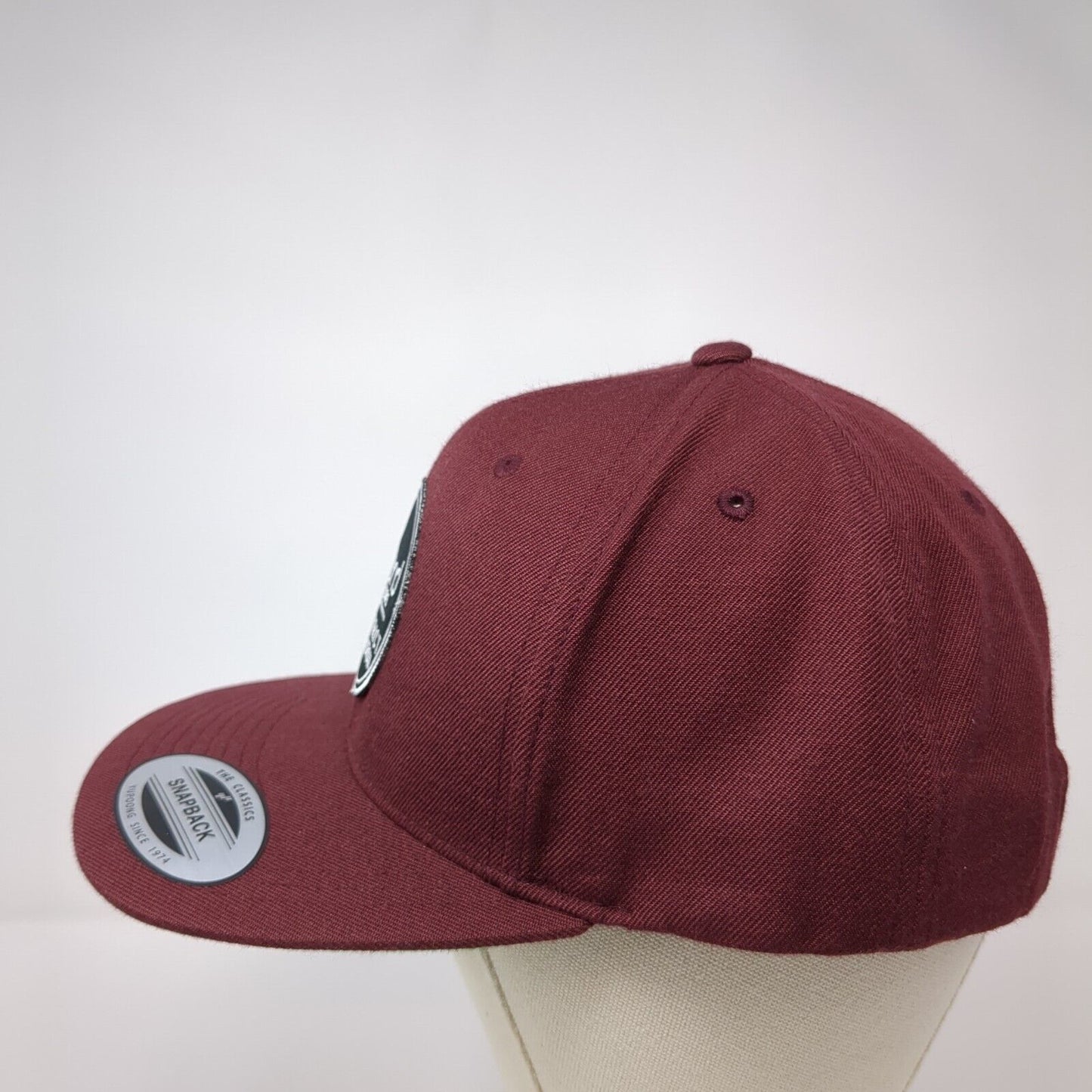 Beyond Vape U District Washington Snapback Hat Red OS Adjustable Classic Yupoong