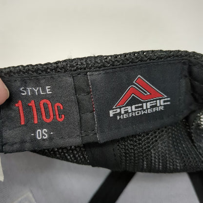 Pacific Headwear Trucker Hat Black One Size Alpine Performance Snapback Mesh