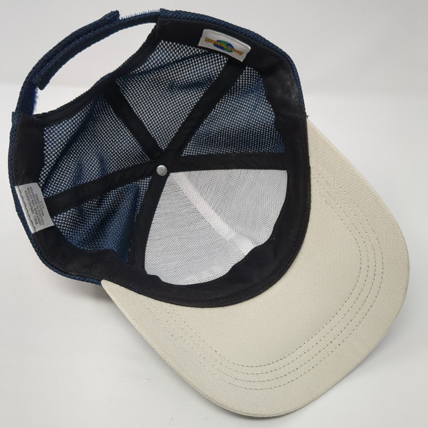 Universal Studios Strapback Hat Blue One Size Adjustable Embroidered Polyester