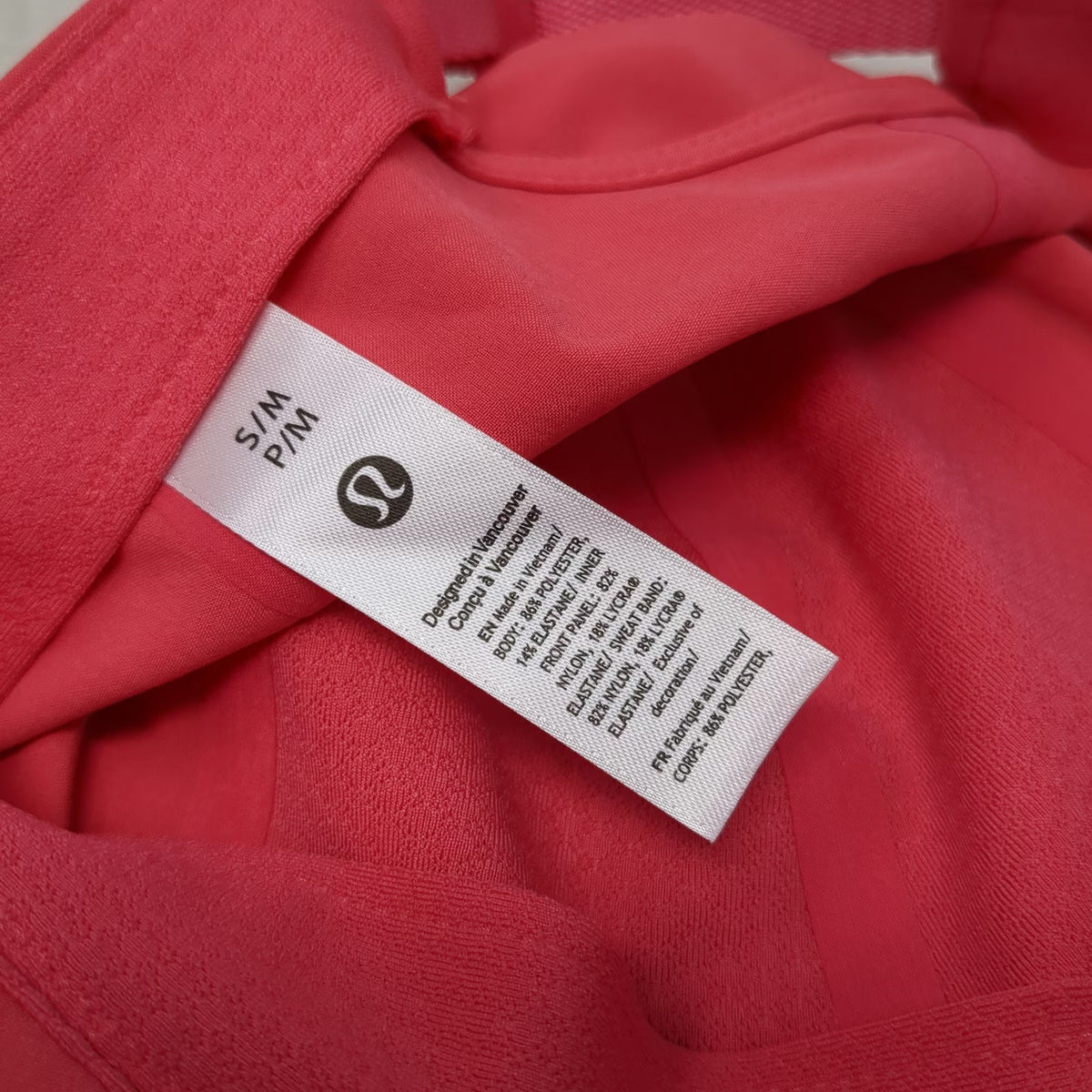 Lululemon Baseball Cap Pink S/M Performance Running Strapback Reflective Hat