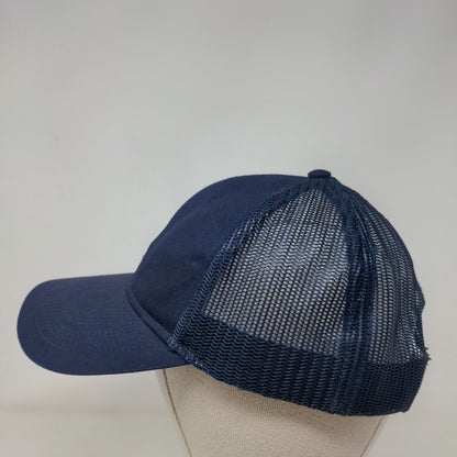 Pirtek Snapback Mesh Back Trucker Hat Blue One Size Embroidered Cap America