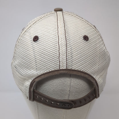 Okoboji Vintage Issue Snapback Trucker Hat Brown One Size Mesh Back