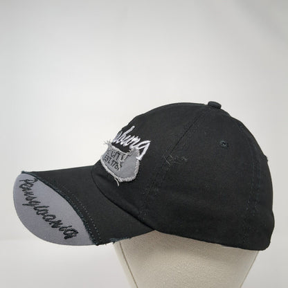 Harrisburg Capital City Est. 1787 Pennsylvania Strapback Hat Black OS Distressed