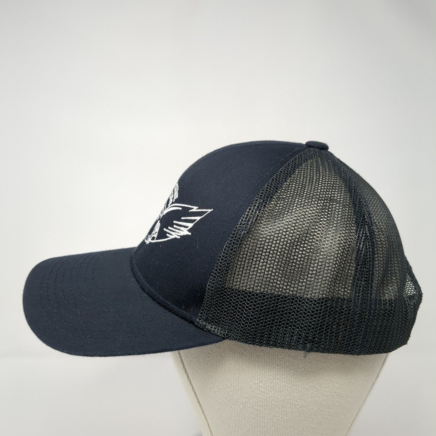 Riverside Falcons Snapback Trucker Hat Blue OS Adjustable Embroidered Mesh Back