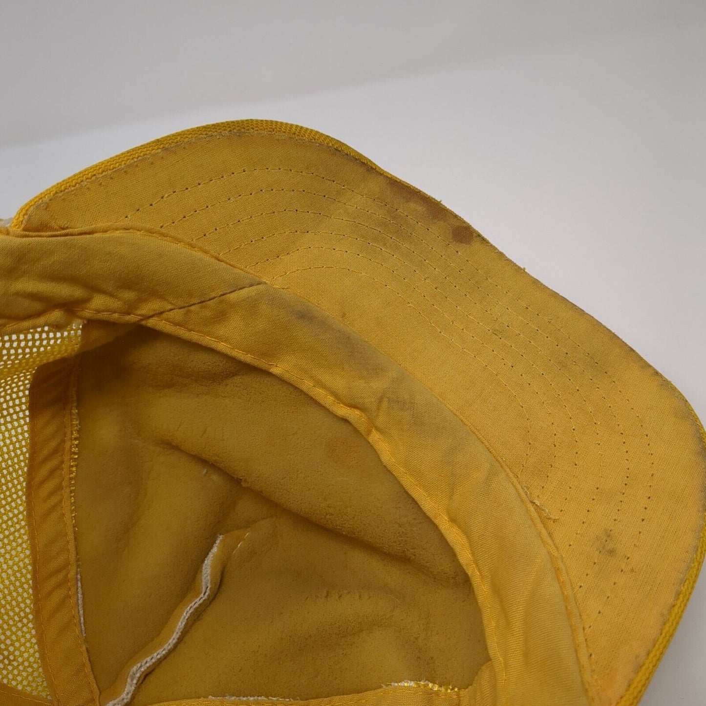 Alaskans For Independence Snapback Trucker Hat Yellow One Size Mesh Back Rope