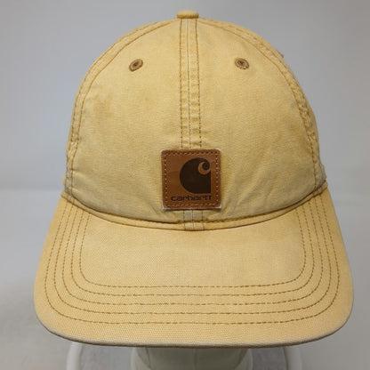 Carhartt Baseball Cap Brown One Size Slideback Logo Patch Cotton Adjustable Hat